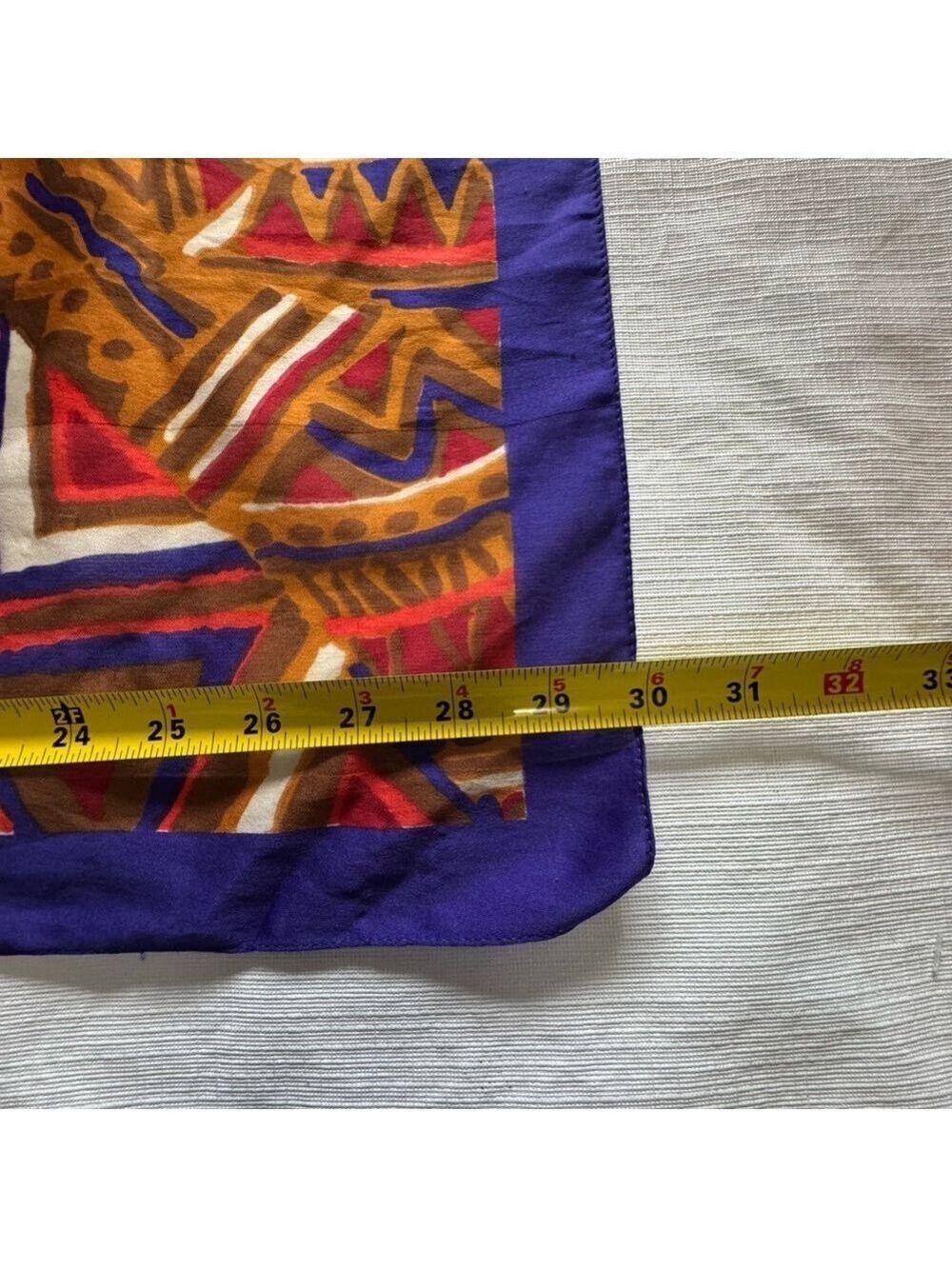 Colorful Geometric Pattern Scarf - Picture 2 of 4